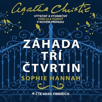 Audiokniha Záhada tří čtvrtin - Vasil Fridrich, Sophie Hannah, Agatha Christie